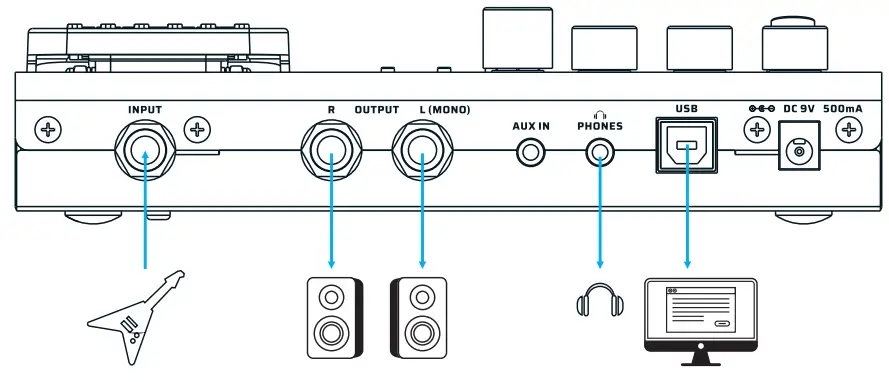 Valeton-GP-100-Multi-Effects-Processor -45