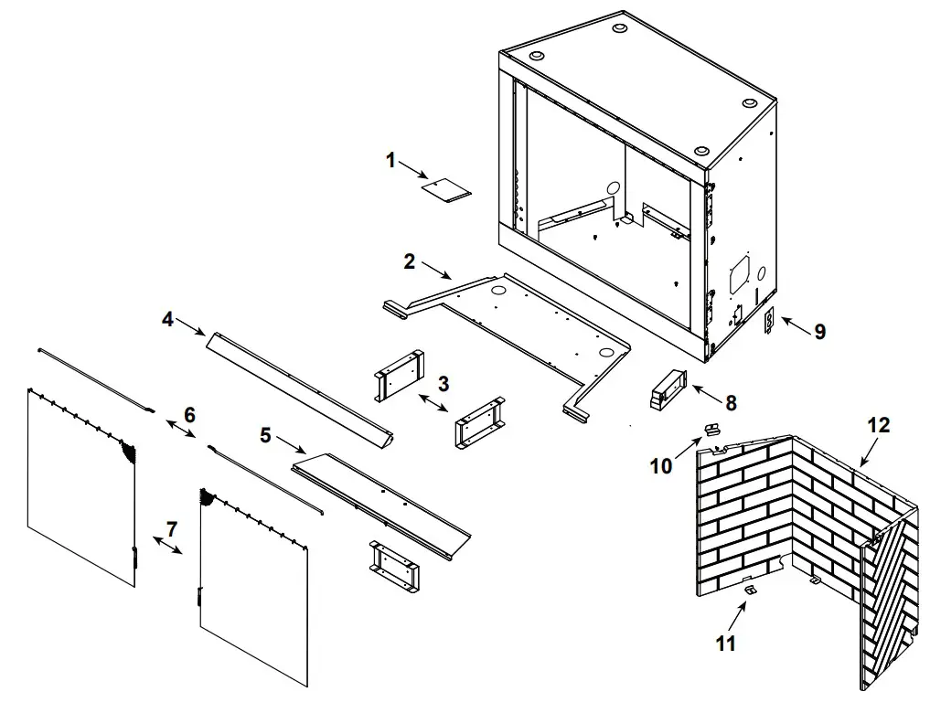 Outdoor Lifestyles VOFB36 T Vent Free Firebox - fig 4