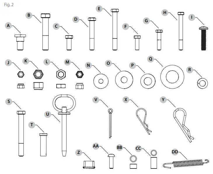 DEWALT 2-196 10 cu. ft. Swivel Cart - fig 2