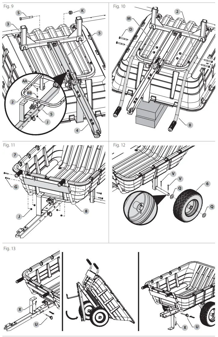 DEWALT 2-196 10 cu. ft. Swivel Cart - fig 4