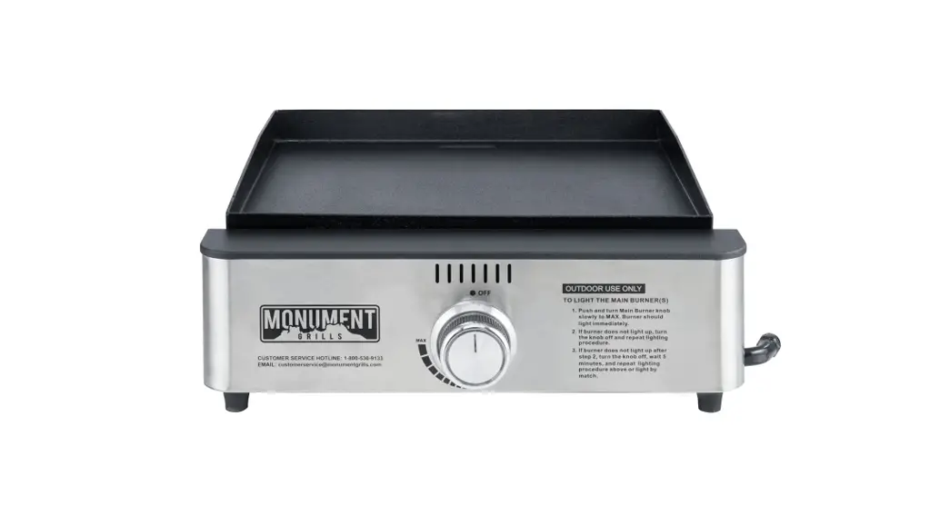 Monument Grills 56045 Liquid Propane Gas Grill Griddle Instruction Manual Monument Grills 56045 Liquid Propane Gas Grill Griddle Instruction Manual