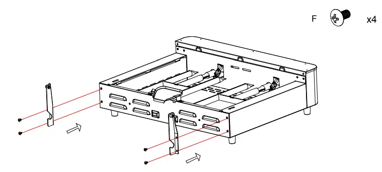 MONUMENT GRILLS 56045 Liquid Propane Gas Grill Griddle - Screw Parts