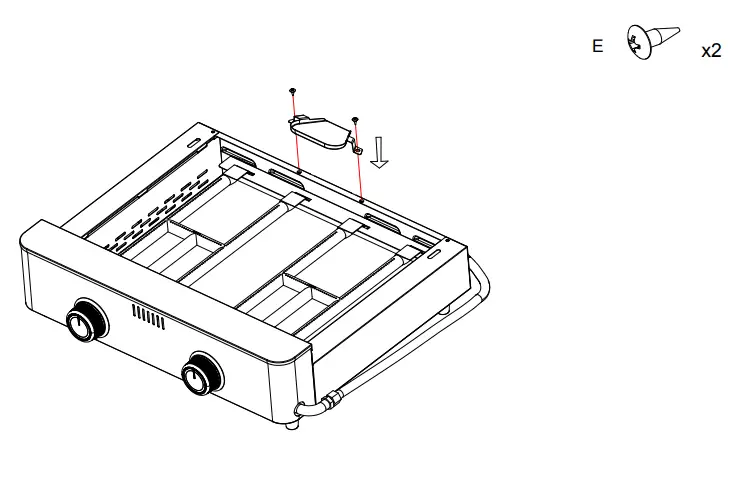 MONUMENT GRILLS 56045 Liquid Propane Gas Grill Griddle - grill location