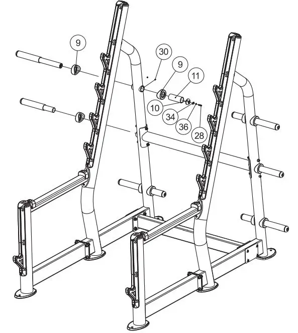 SP-4207-Spirit-Fitness-Squat-Rack-FIG 12