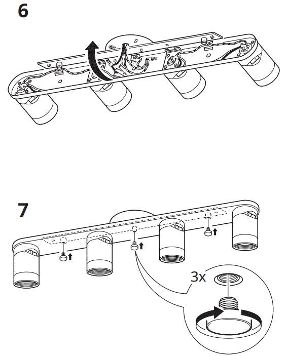 IKEA-NYMANE-Ceiling-Light-with-4-Spotlights-FIG-5