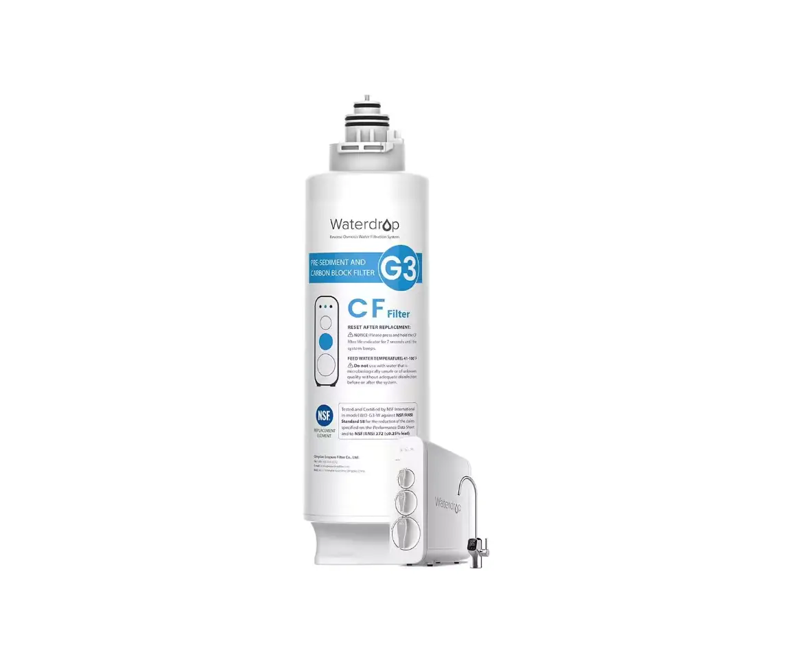 Waterdrop B-wd-g3-n1cf Reverse Osmosis System Cf Replacement Water Filter Cartridge Instruction Manual