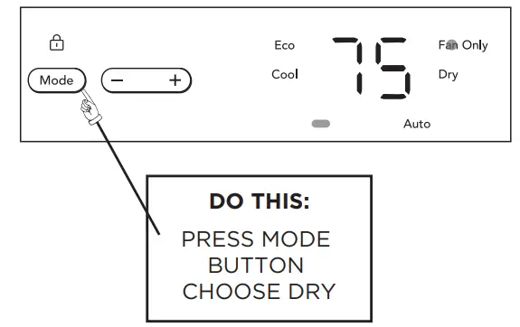GHWQ105WD1 Frigidaire Gallery 10,000 BTU U Shape Window Room Air Conditioner - DRY FEATURE