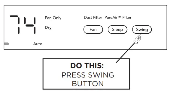 GHWQ105WD1 Frigidaire Gallery 10,000 BTU U Shape Window Room Air Conditioner - SWING FEATURE