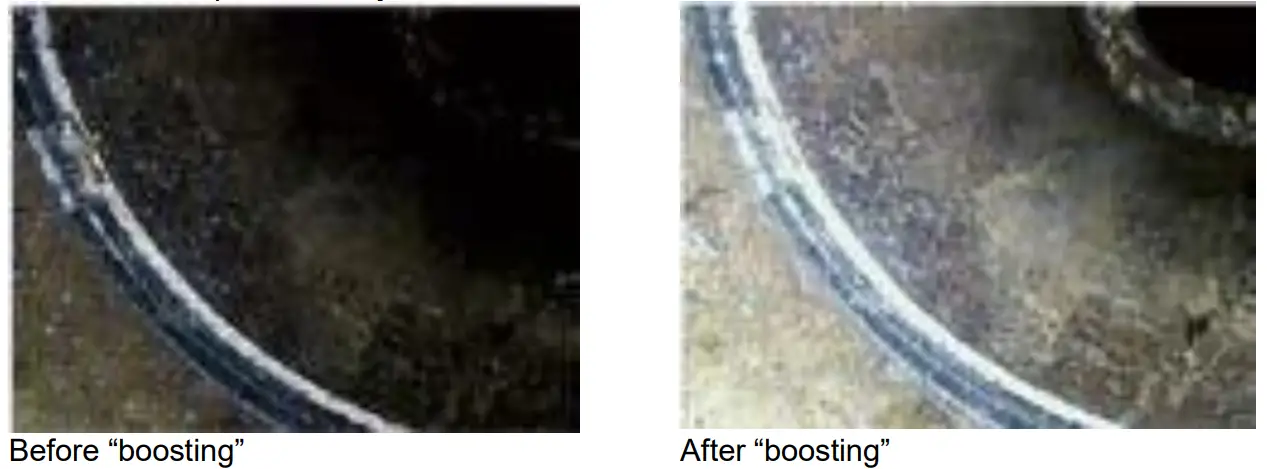 PCE-VE 1000 Videoscope - Boost key