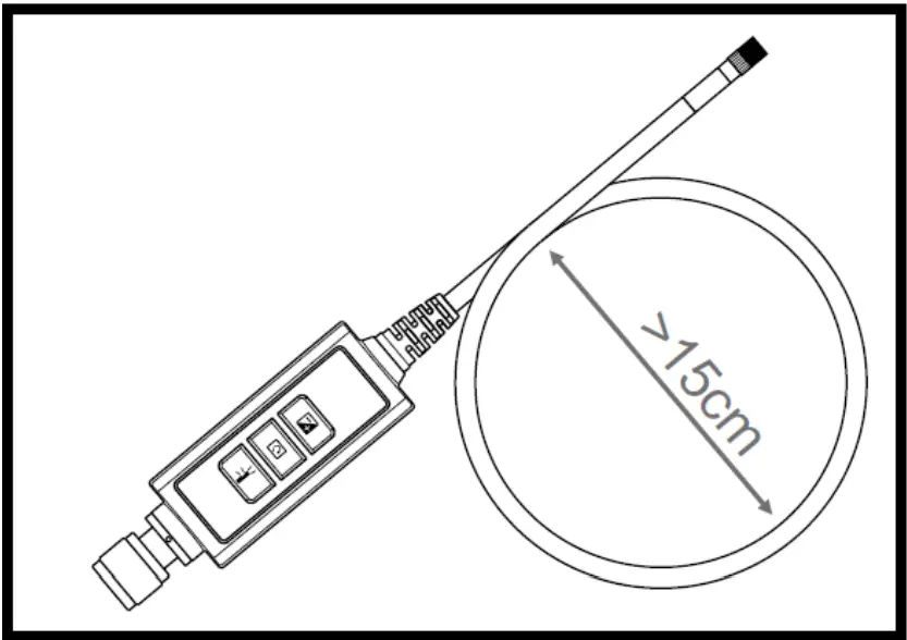 PCE-VE 1000 Videoscope - cable 1