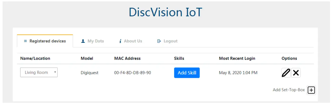 Voice Assistant Menu