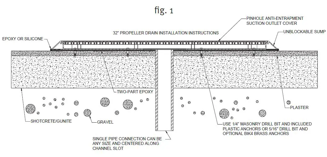 AQUASTAR-32CDLT117-32-Debris-Catcher-Channel-Drain-Suction-Outlet-Covers-fig-9