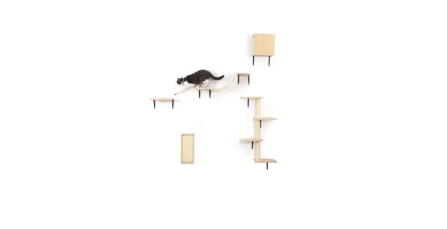Coziwow Cw12e0506 5-pieces Wall Mounted Cat Tree Shelves User Manual