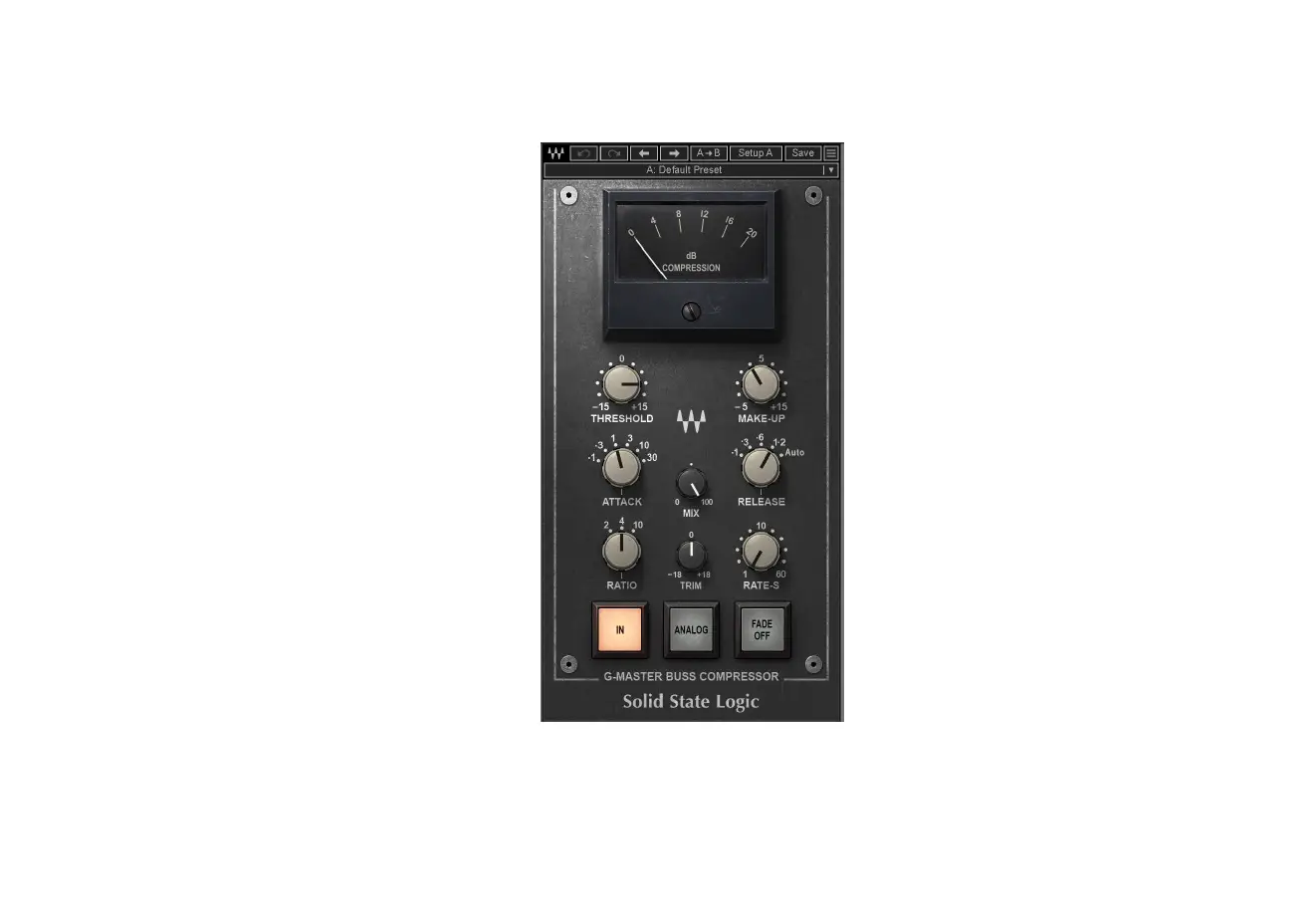 Waves Ssl G-master Bus Compressor Plugin User Manual Waves Ssl G-master Bus Compressor Plugin User Manual