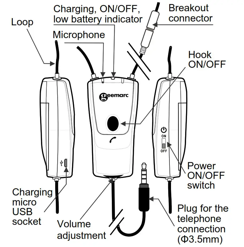 geemarc CLA7 Neck Loop Amplified Hearing Impaired - fig4
