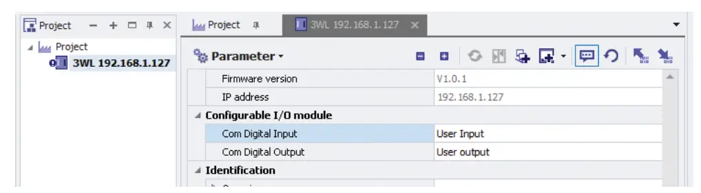 How to configure a new COM35 with powerconfig