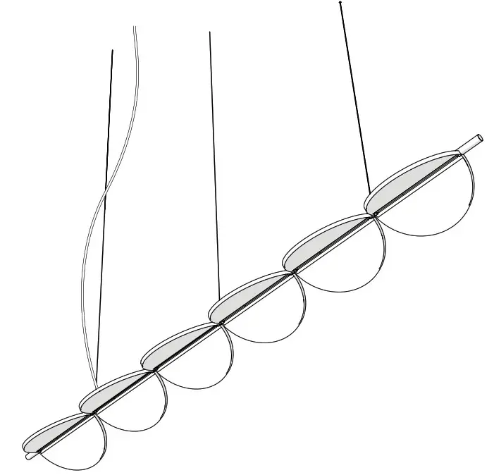 FLOS Almendra S6 LED Pendant Lamp - Product Overview 1