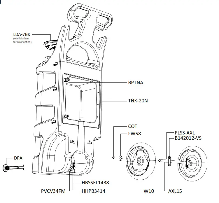 FOAMit SP 20N Rotomolded Portable Spray Units