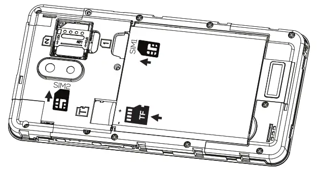 LOGIC X40 4 Inch 3G Smartphone - memory card