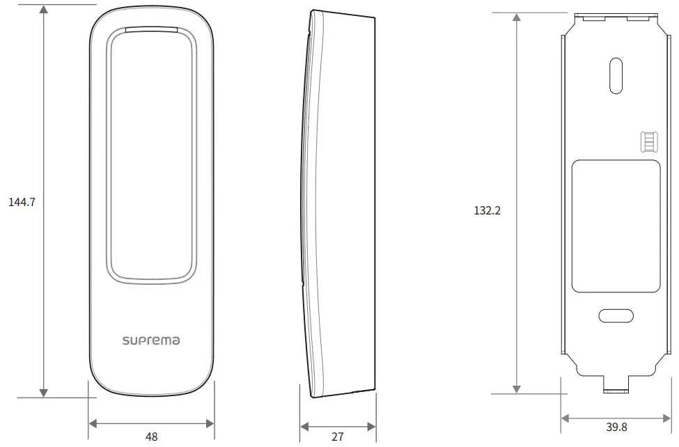 suprema XPass D2 Compact Outdoor RFID Reader - fig 13