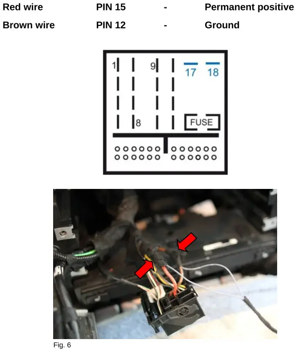 KUFATEC 40148 FISTUNE DAB DAB Integration Vehicles - wire imprint