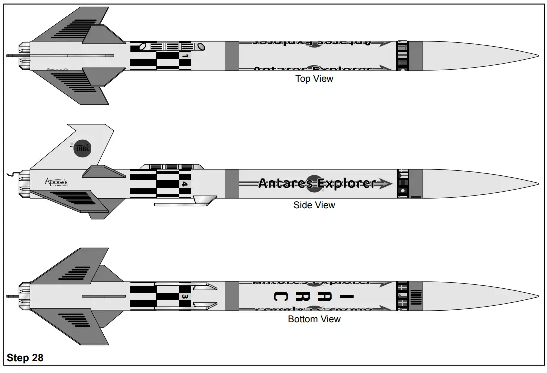APOGEE 05059 Skill Level 3 Antares Explorer - Assembly Steps28