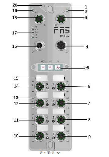 FNI-ECT-508-105-M-IO-Link-Master-IO-Link-Master-Module-1