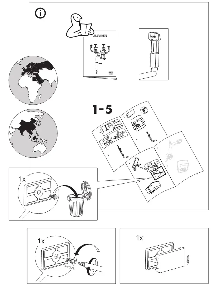 IKEA VRESJON Stainless Steel Sink Instruction 10