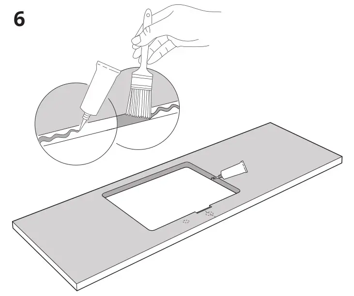 IKEA VRESJON Stainless Steel Sink Instruction 8
