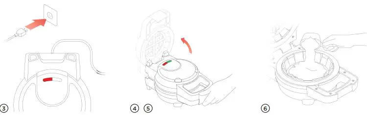 CHEFMAN RJ04-S5 Belgian Deep Stuffed Waffle Maker-FIG3