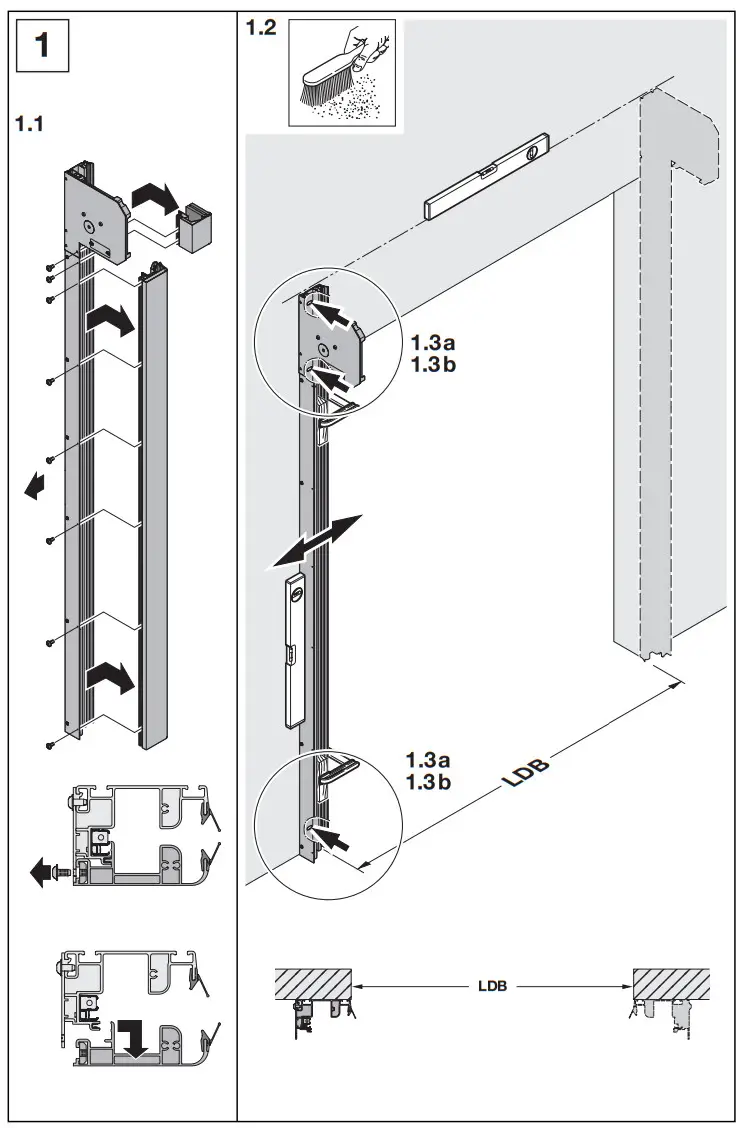 HOERMANN V 4020 SEL Alu R High Speed Door - Figure 1