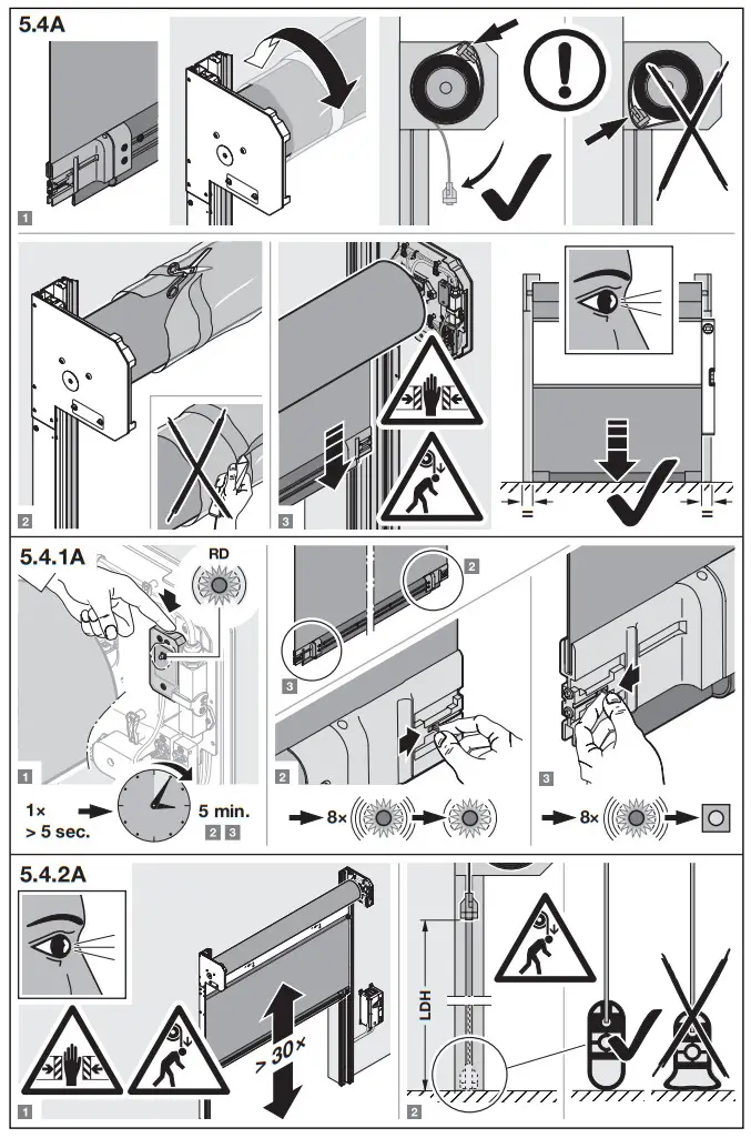 HOERMANN V 4020 SEL Alu R High Speed Door - Figure 10