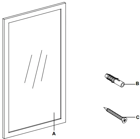 HOME DECORATORS COLLECTION Sonoma 60MR Rectangular Framed Wall Bathroom Vanity Mirror-FIG2
