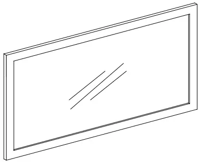 HOME DECORATORS COLLECTION Sonoma 60MR Rectangular Framed Wall Bathroom Vanity Mirror-PRODUCT