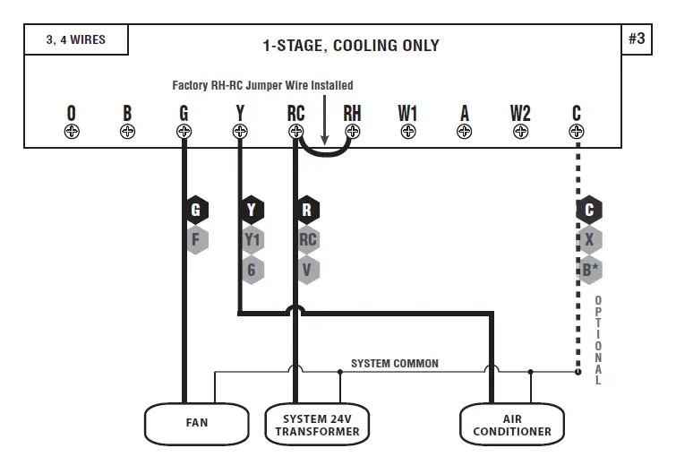 LUXPRO-P521U-PROGRAMMABLE-Non-Programmable-THERMOSTAT-Installation-Manual-FIG-6