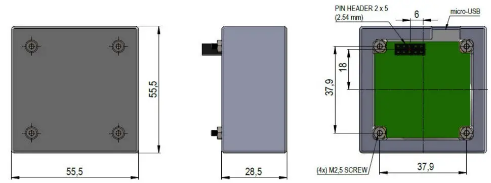 URADLSAWR20 Level Sensing Universal Radar - Mechanical Features