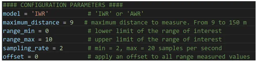 URADLSAWR20 Level Sensing Universal Radar - app 8