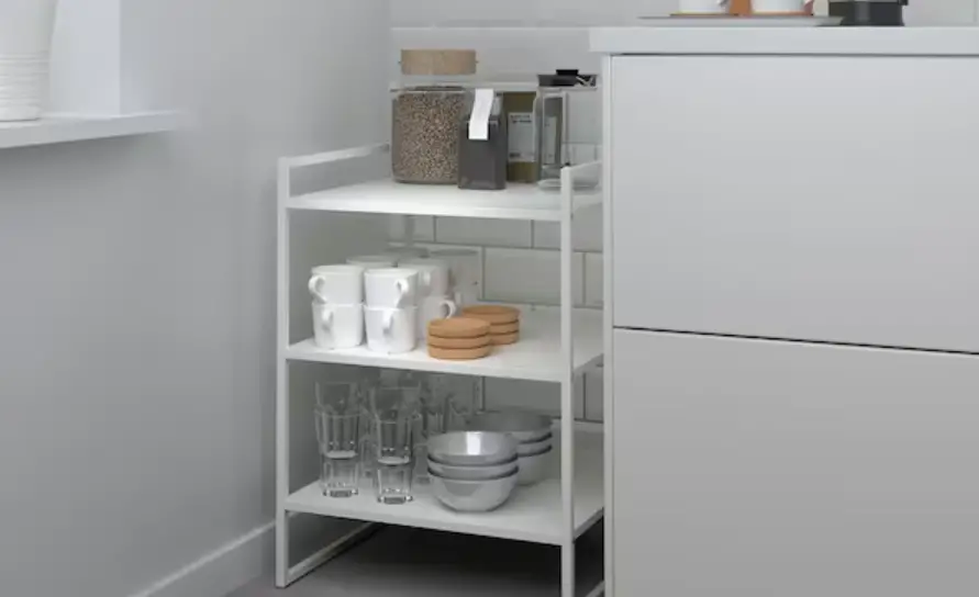 Ikea 604.313.13 Jonaxel Shelving Unit White Instructions