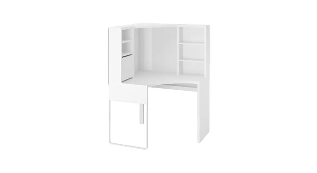 Ikea Micke Corner Workstation White 100x142 Cm Instructions