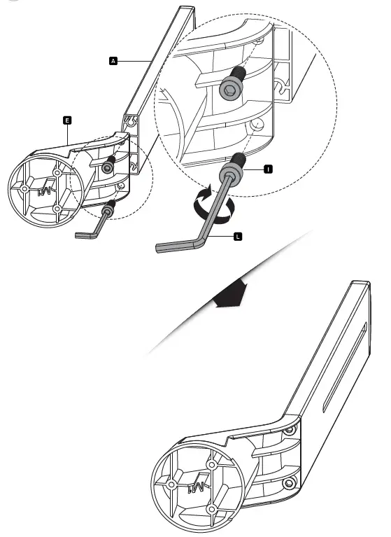 ricoo TS3811 Height-Adjustable Monitor Desk Mount 4