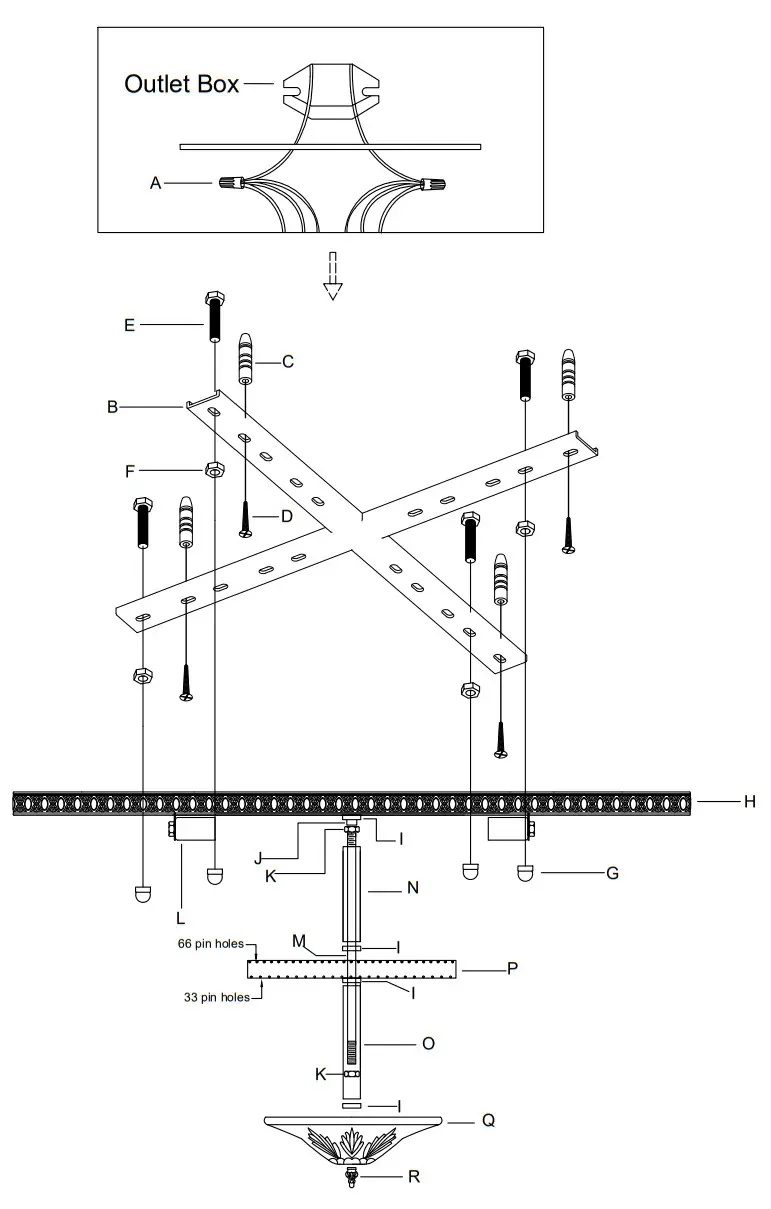 CRYSTORAMA 730-OB-CL-SAQ Eight Light Ceiling Mount - fig 2