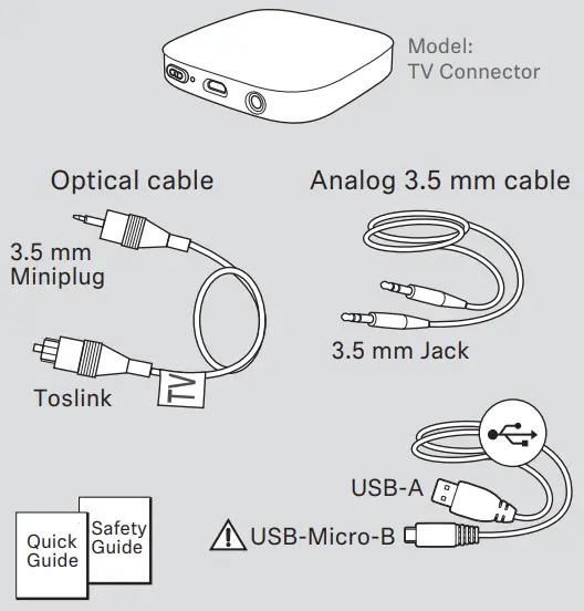 Sennheiser TVCE1-EB TV Clear Earbuds - Transmitter