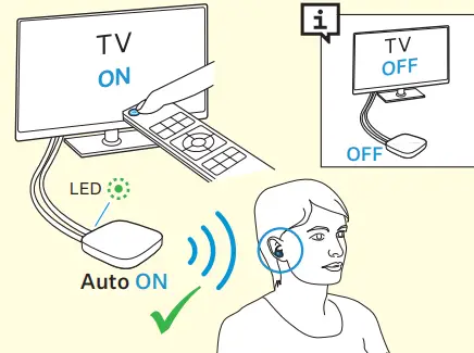 Sennheiser TVCE1-EB TV Clear Earbuds - listening