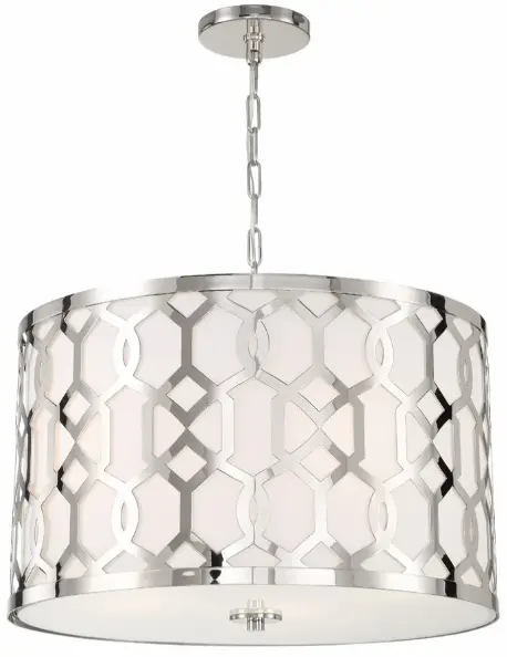 CRYSTORAMA 2266-PN Jennings Five Light Chandelier