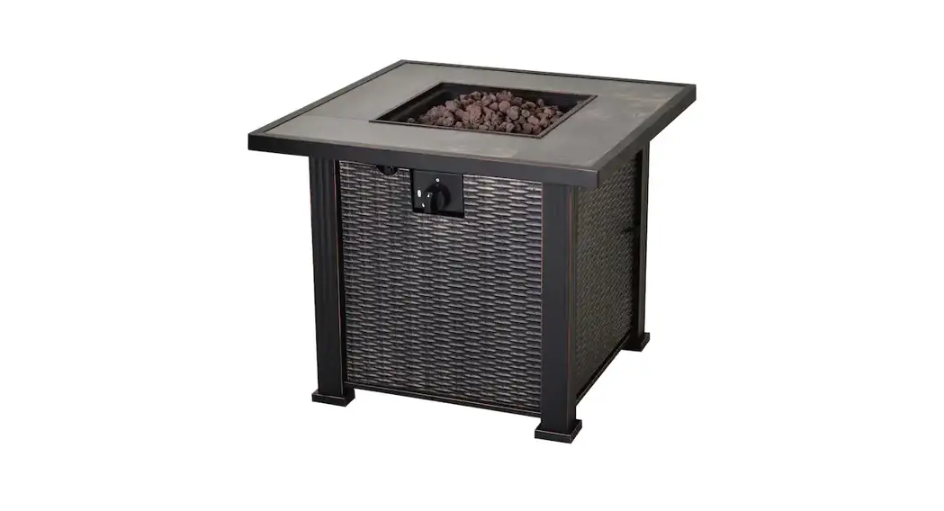 Bcp Sky5672, Sky5673 28 Inch Wicker Fire Pit Table Instruction Manual