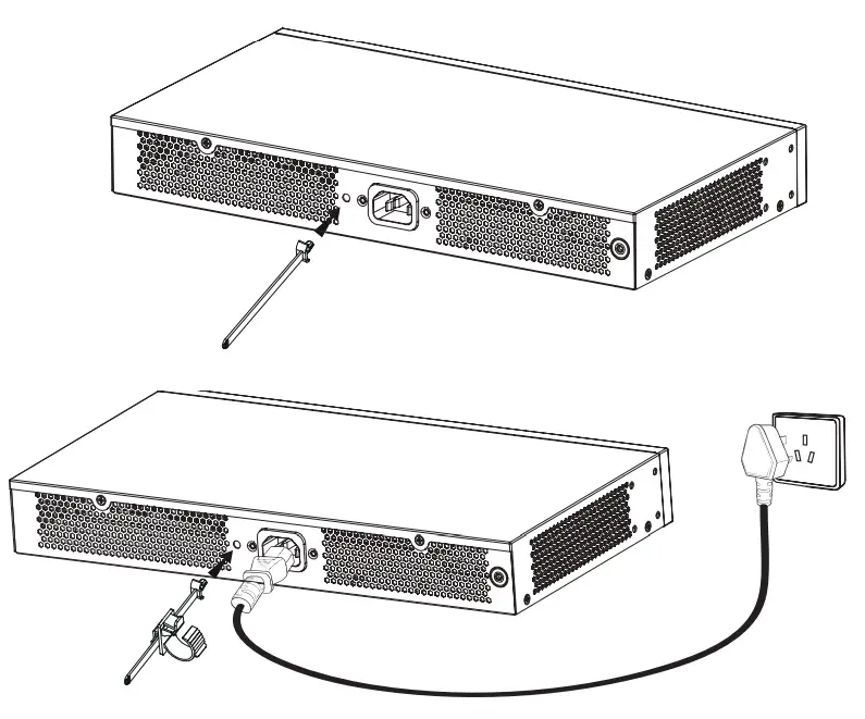 Connecting Power Cord Anti-Trip