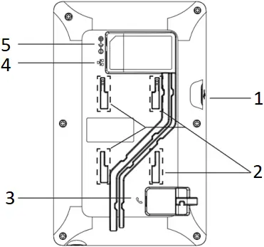 GRANDSTREAM NETWORKS GHP620W Grandstream Hotel IP Phone - c7