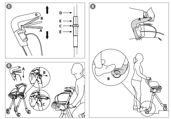 TOPRO-815500-Hestia-Foldable-Indoor-Rollator-6