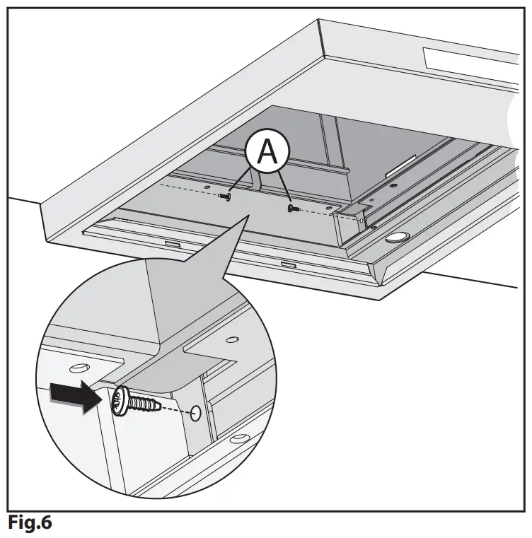 Fixing the decorative telescopic flue