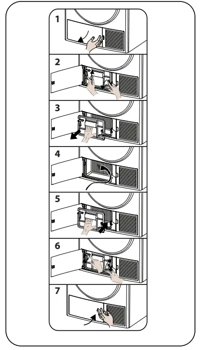 DAEWOO T8HT1W2ES Tumble Dryer - Heat Exchanger